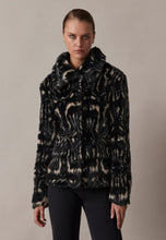 Lade das Bild in den Galerie-Viewer, Damen Kunstfelljacke
